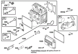 ENGINE BRIGGS &amp; STRATTON MODEL 312777-0128-E1(8)