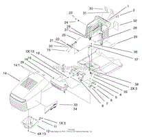 HOOD &amp; TOWER ASSEMBLY