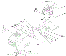 HOOD AND TOWER ASSEMBLY