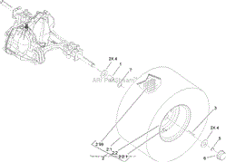 WHEEL AND TIRE ASSEMBLY