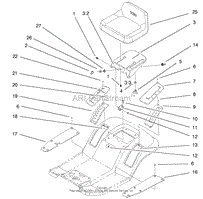 REAR BODY &amp; SEAT ASSEMBLY