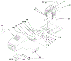 HOOD AND TOWER ASSEMBLY