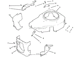 BLOWER HOUSING &amp; BAFFLES-KOHLER