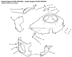 BLOWER HOUSING &amp; BAFFLES