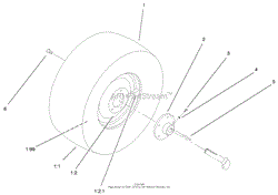 REAR WHEEL ASSEMBLY