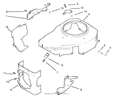 BLOWER HOUSING &amp; BAFFLES