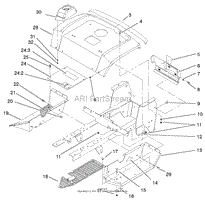 FENDER AND FOOTRESTS ASSEMBLY