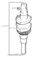 CRANKSHAFT ASSEMBLY KOHLER MODELS CV460S-26505 AND CV460S-26506