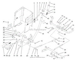 LIFT LEVER ARM AND HEIGHT-OF-CUT ASSEMBLY