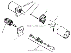 STARTING SYSTEM ASSEMBLY ASSEMBLY KOHLER MODELS CV460S-26505 AND CV460S-26506