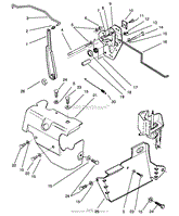 GOVERNOR LINKAGE &amp; COVER ASSEMBLY