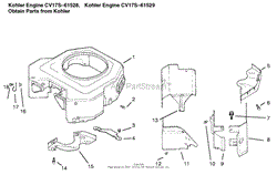 BLOWER HOUSING &amp; BAFFLES