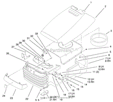 HOOD &amp; GRILL ASSEMBLY