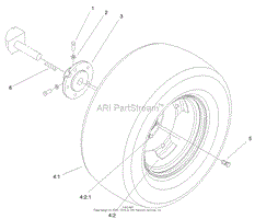 REAR WHEEL ASSEMBLY