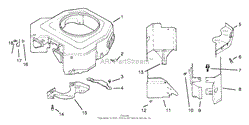 BLOWER HOUSING &amp; BAFFLES