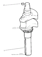 GROUP 1-CRANKSHAFT ASSEMBLY KOHLER MODEL NO. CV18S-61529