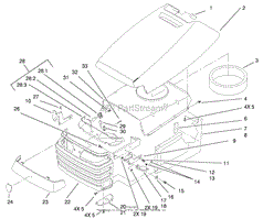 HOOD AND GRILL ASSEMBLY