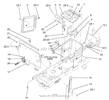 HOODSTAND AND FIREWALL ASSEMBLY