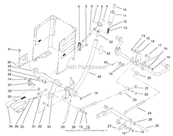 LIFT LEVER ARM AND HEIGHT-OF-CUT ASSEMBLY