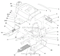 FENDER AND FOOTRESTS ASSEMBLY