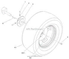 REAR WHEEL ASSEMBLY