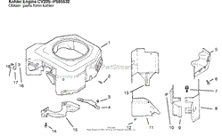 BLOWER HOUSING &amp; BAFFLES