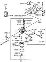 CARBURETOR ASSEMBLY KAWASAKI FH541V-DS04