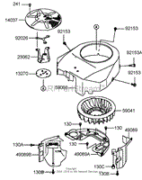 COOLING EQUIPMENT ASSEMBLY KAWASAKI FH541V-DS04