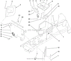 HOODSTAND AND FIREWALL ASSEMBLY