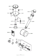 LUBRICATION EQUIPMENT ASSEMBLY KAWASAKI FH541V-DS04