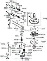 VALVE AND CAMSHAFT ASSEMBLY KAWASAKI FH541V-DS04