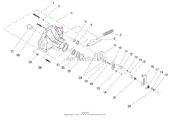 BRAKE ASSEMBLY TRANSAXLE ASSEMBLY NO. 104-4310