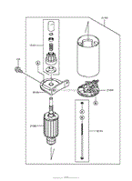 STARTER ASSEMBLY KAWASAKI FH580V-DS06