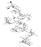 CLUTCH, BRAKE AND SPEED CONTROL LINKAGE