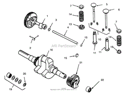 CAMSHAFT, CRANKSHAFT AND VALVES