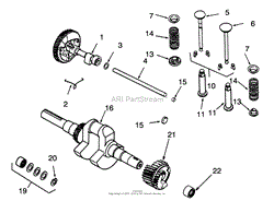 CAMSHAFT, CRANKSHAFT AND VALVES