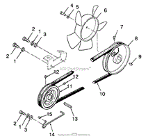 DRIVE BELT AND PULLEYS