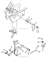 HYDROSTATIC LIFT LINKAGE