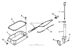 OIL PAN AND DIPSTICK