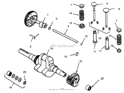 CAMSHAFT, CRANKSHAFT AND VALVES