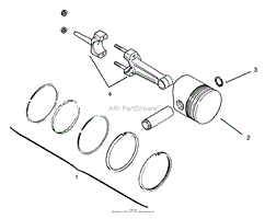 PISTON AND RINGS