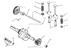 CAMSHAFT, CRANKSHAFT AND VALVES