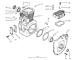 CRANKCASE AND CYLINDER HEAD