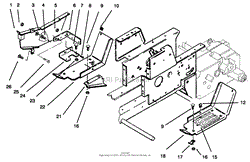 BELT GUARD &amp; FOOTRESTS