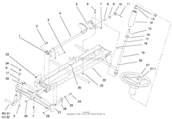 FRAME AXLE AND STEERING SYSTEM