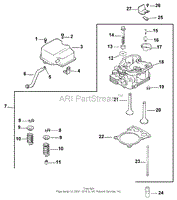 CYLINDER HEAD/VALVE &amp; BREATHER