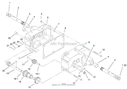 TRANSMISSION 8-SPEED 8 PINION (MODEL 73449 ONLY)