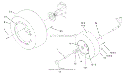 WHEELS ASSEMBLY