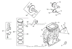 CRANKCASE ASSEMBLY KOHLER CH15S-44533