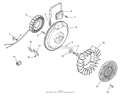 IGNITION / ELECTRICAL ASSEMBLY KOHLER CH15S-44533